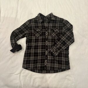 O’Neill Black and Gray Plaid Shirt